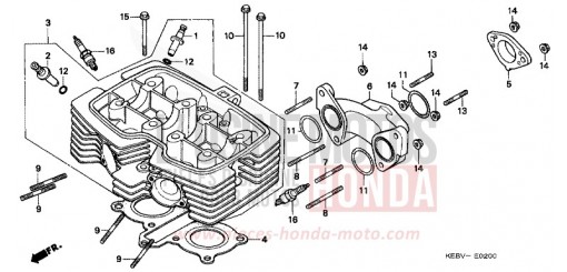 CYLINDER HEAD CA125V de 1997